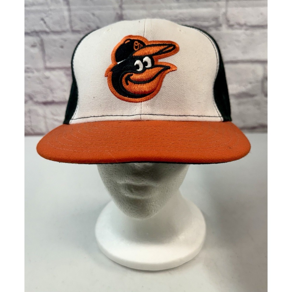 Baltimore Orioles New Era 59fifty Fitted Hat 7 1/8 Orange White
